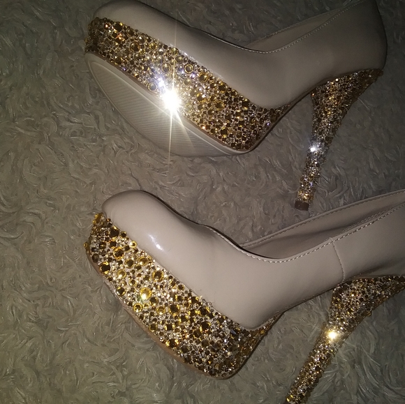 Platform Custom design Crystal shoes - Picture 13 of 17